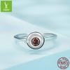 S925 Sterling Silver Coffee Cup Open Ring, Casual Three-Dimensional Adjustable Index Finger Ring