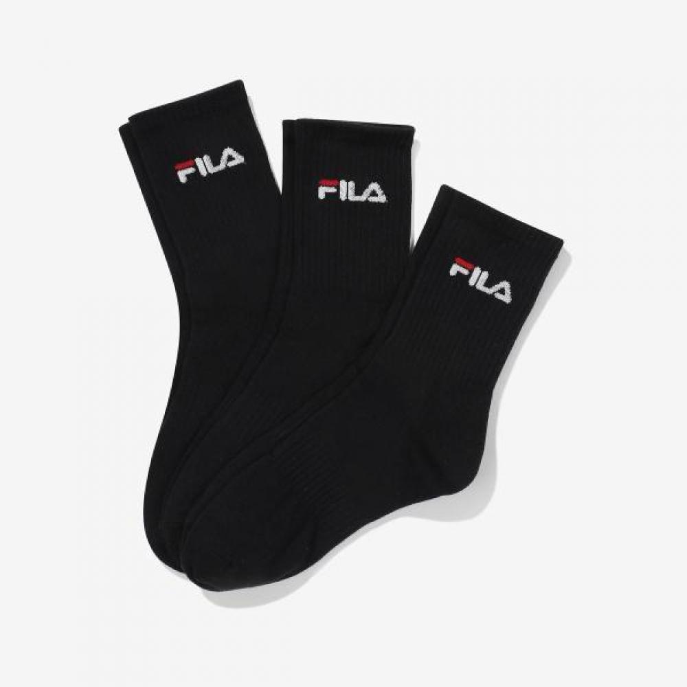 Fila Long Socks 3 Pack BLACK/260