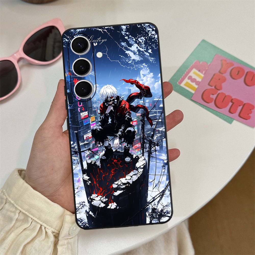 Anime Tokyo Ghoul Phone Case For Samsung S 24 fe 25 Ultra plus 20 lite 21 30 22 23 24 22 Ultra 5G Fundas