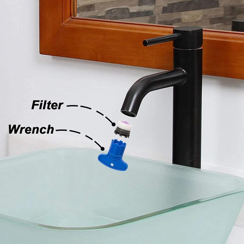 Practical Faucet Aerator Wrench with Bubbler Filter Faucet Aerator Key Tap Tools Foamer Removal Spanner Instrument