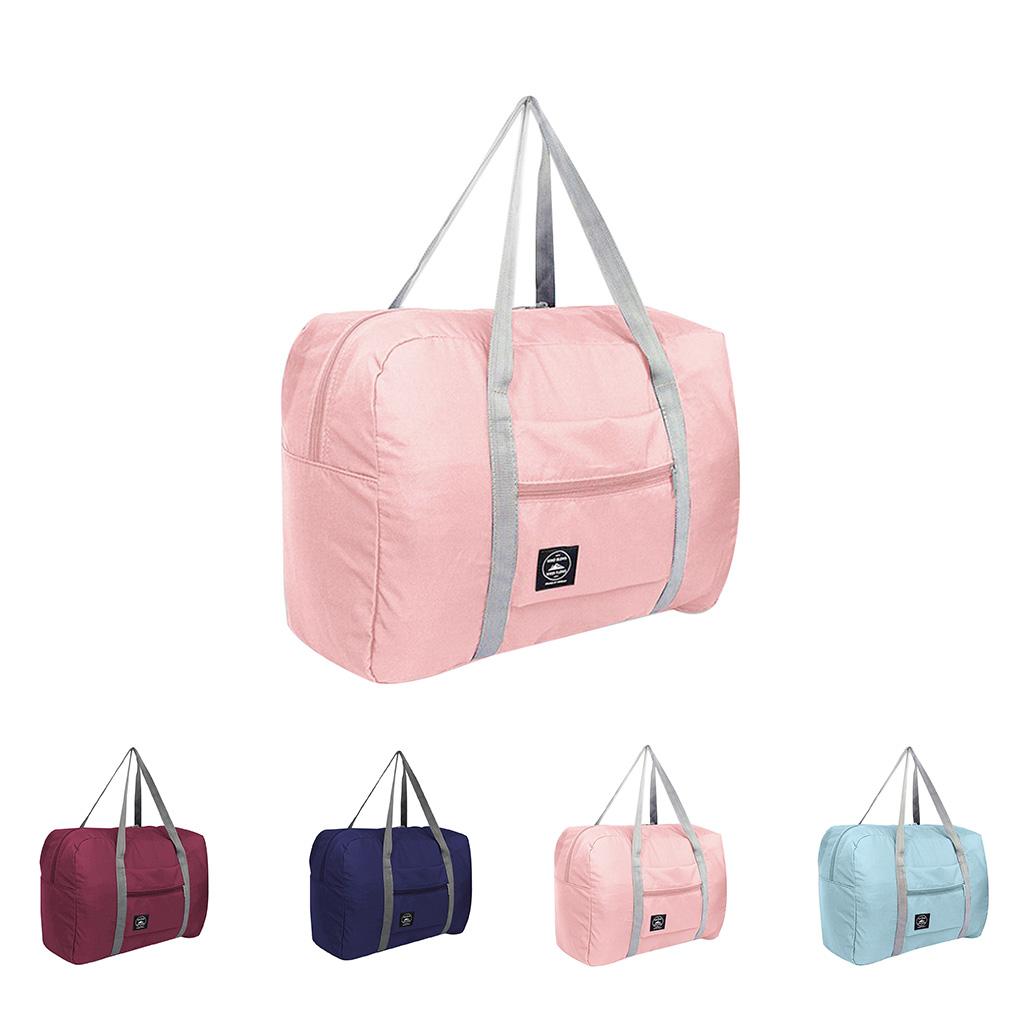 Foldable Travel Storage Bag Portable Nylon Storage Bag Tote Luggage Case Suitcase Clothes Organizer