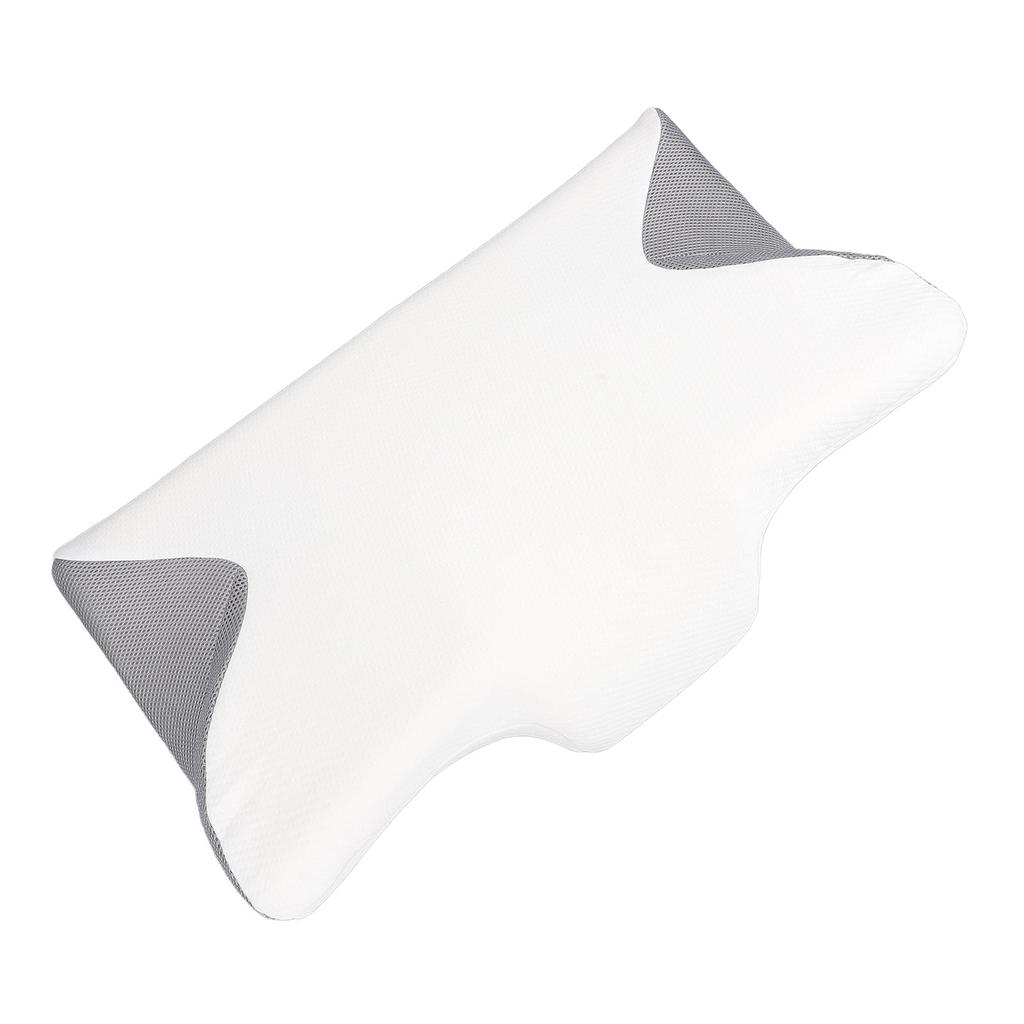 Cervical Pillow with Skin Friendly Pillowcase Ergonomic High Density Slow Rebound Memory Foam Neck S