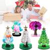 Colorful And Interactive 15cm Christmas Tree Toy With Snowflake Crystals For Children