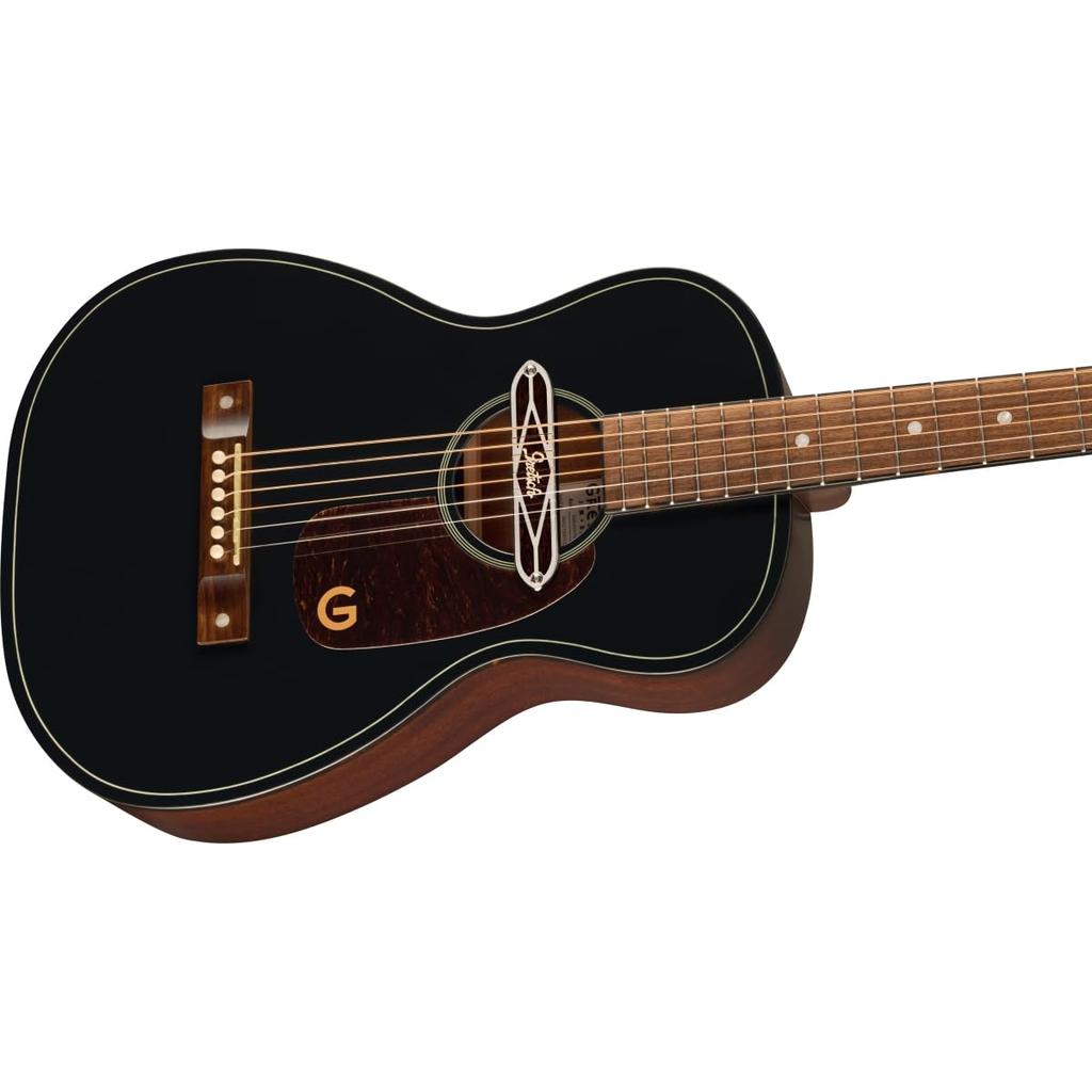 Parlor Walnut Fingerboard Tortoiseshell Pickguard Black Top Gretsch Gretsch/Deltoluxe