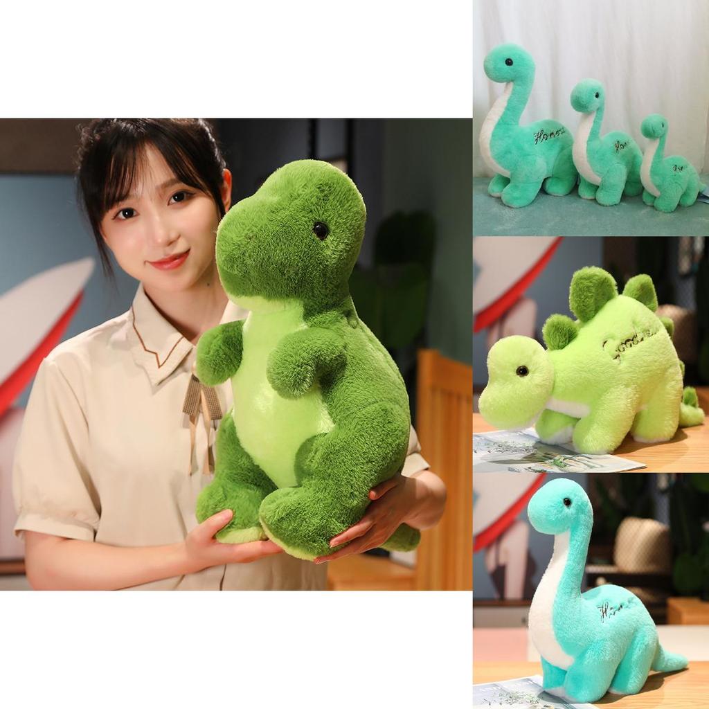 Jurassic Dinosaurier Park Plüschtier Grüner Stegosaurus Dreieckiger Drache Tyrannosaurus Rex Cartoon Stofftier