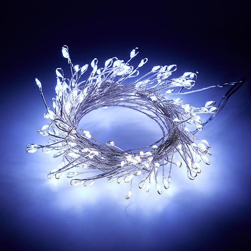 Remote Control Super Bright Copper Wire Firecracker String Lights for Christmas Decorations