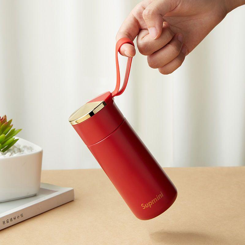Intelligence Thermos Cup 180ml Vacuum Flasks Portable Stainless Steel Thermos Cup Water Bottle Travel Tea Mug Office Thermos Cup