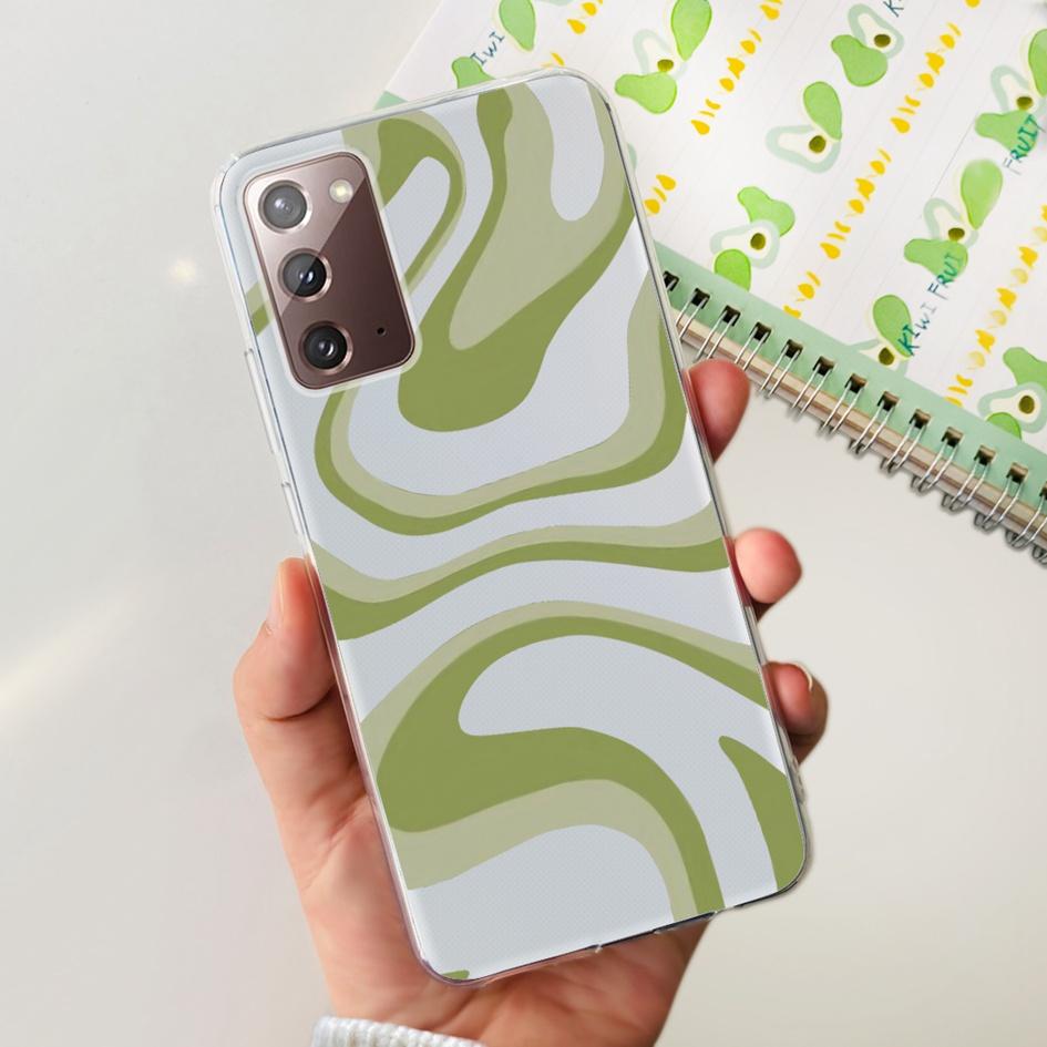 For Samsung Note 20 5G Case SM-N981B Popular Flower Slim Soft Silicone Phone Cover For Samsung Galaxy Note20 Ultra 5G Funda Capa