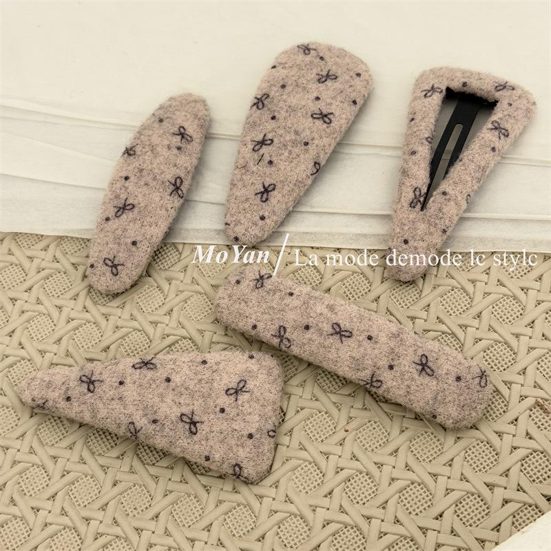 Bows BB Clips Hair Clips, Cute and Fashionable Bangs Clips, Elegant Messy Hair Clips