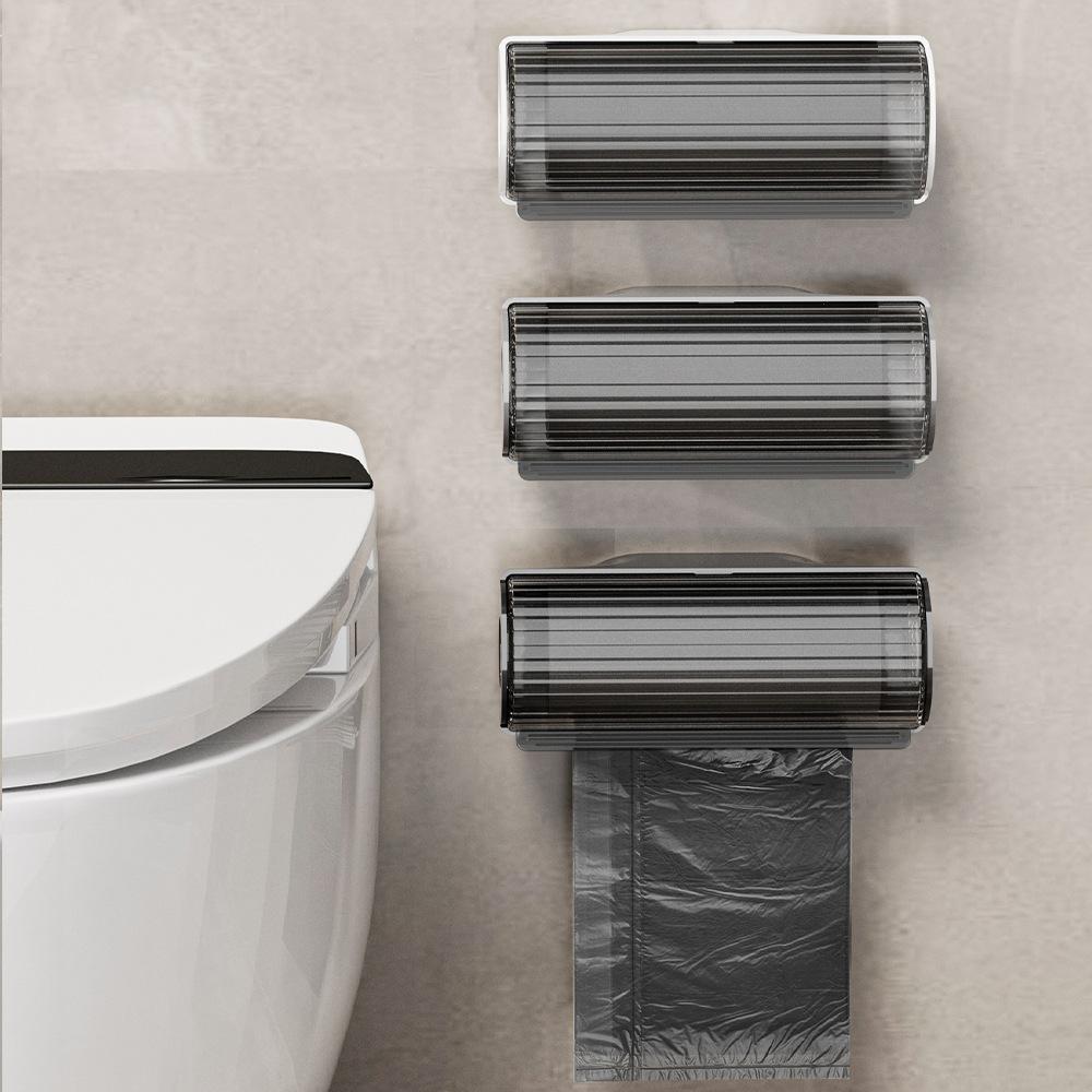 Wall-mounted Garbage Bag Storage Artifact Kitchen Dedicated Bag Storage Box Large Capacity Toilet Plastic Convenient Bag