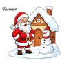 Decorative Christmas Wall Stickers Santa Claus Switch Sticker, Light Decal for Xmas Holiday, Holiday Sticker Removable Self-Adhesive Living