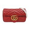 [Pre-Owned] GG Marmont Vintage Metal Logo Quilted Leather Mini Shoulder Bag - Excellent #1Q7WOFP