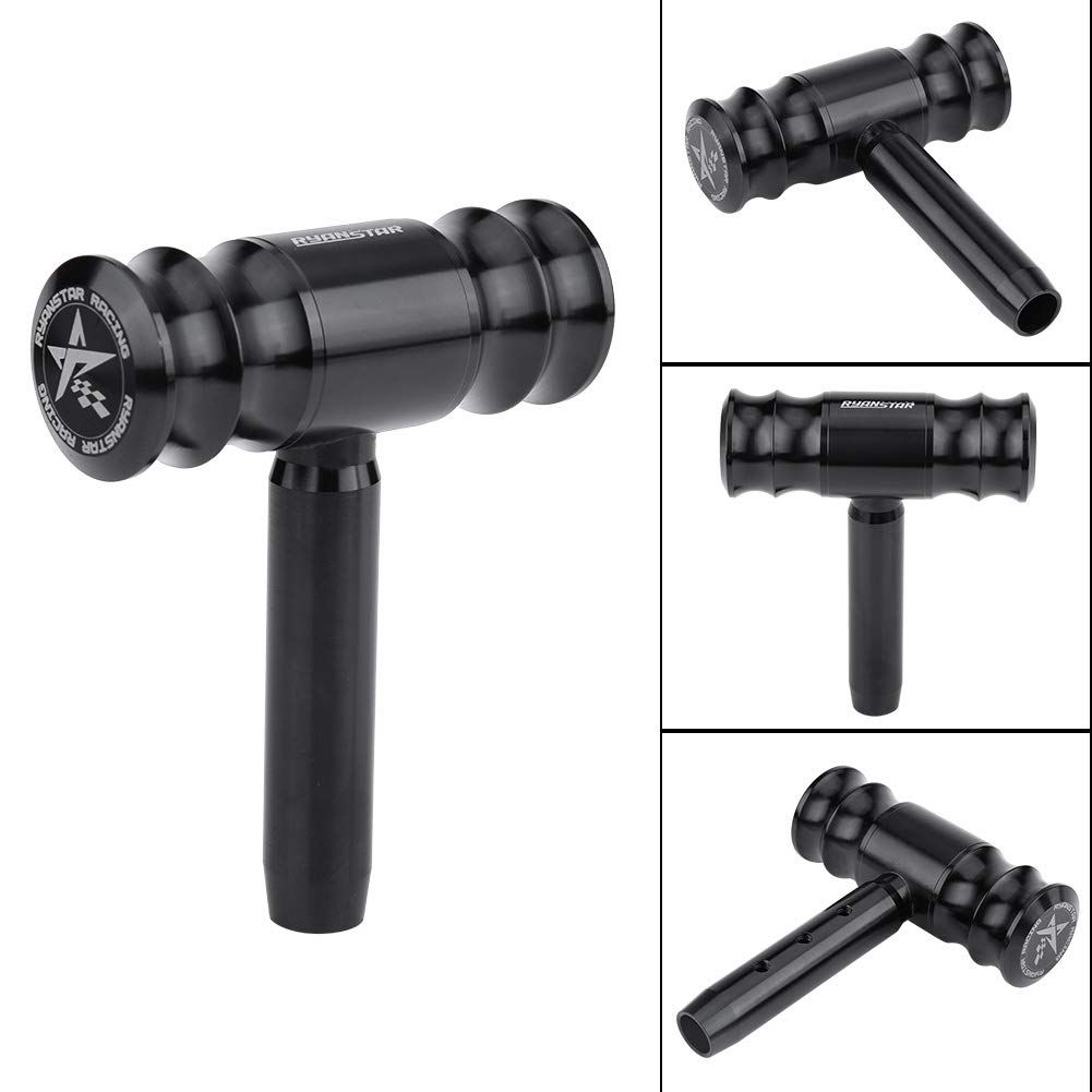 Akozon T-Handle Gear Shift Stick Shifter Handle Manual Auto Car Universal Car Lever Knob Black