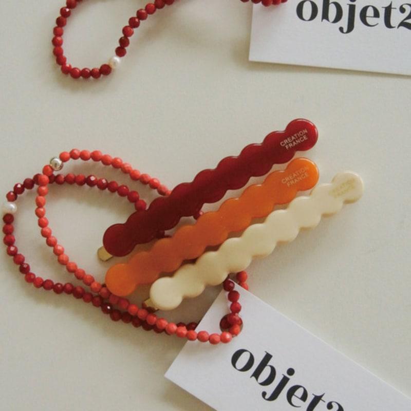 

objet213 Romantic Cloud Hair Clip 3. Ivory