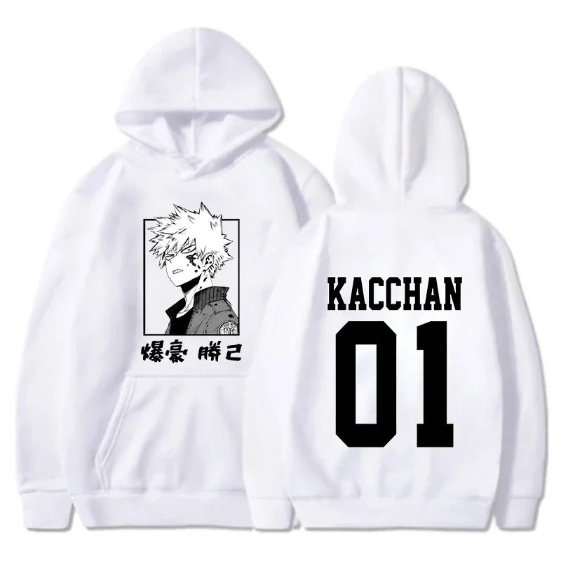 Anime Bakugou Katsuki Printed Hooded Oversize Sweatshirt Autumn Winter Women Men Harajuku Hoodie Casual Hoodies