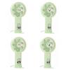 Green Cartoon Panda Fan Creative Cartoon Handheld Fan Simple Mini Electronic Fan  Camping