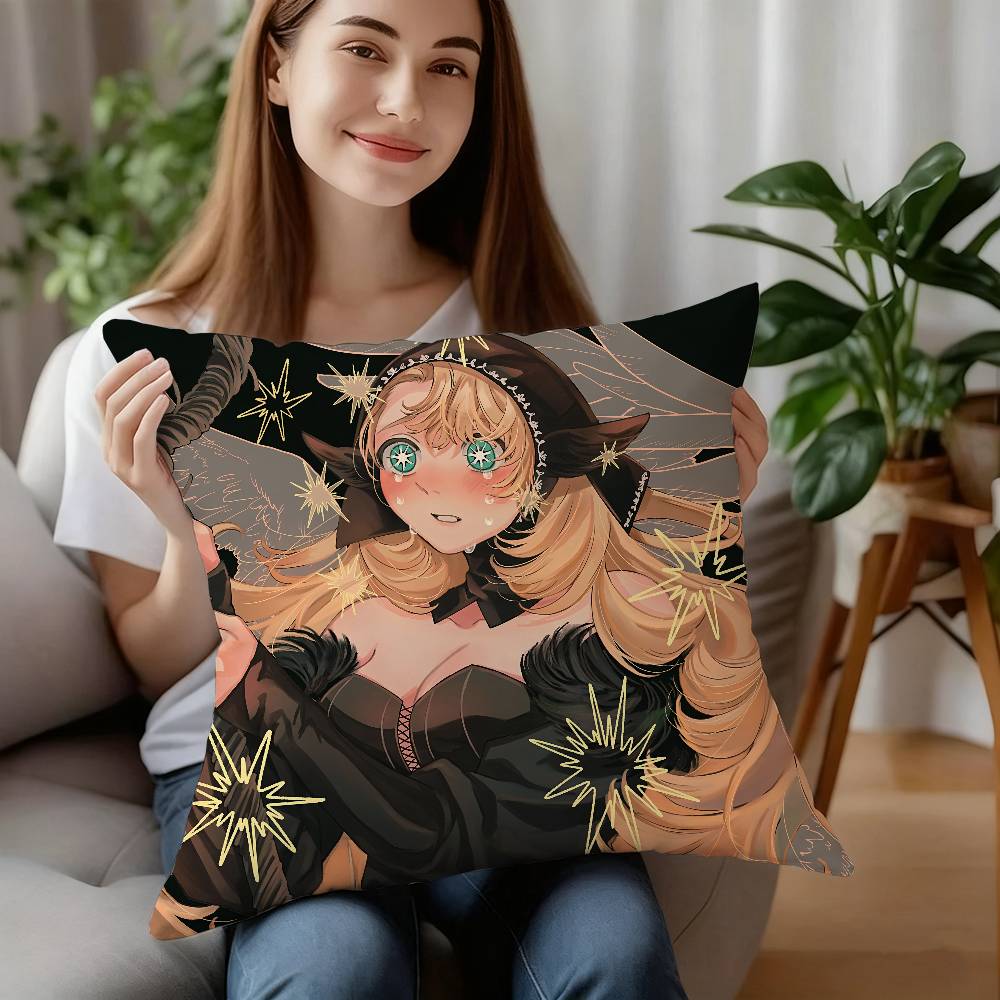 Anime M-Marcille Donato Kissenbezug Sofa Dekoration Zuhause Beidseitiger Druck Kurzer Plüsch Kissen Kissenbezug Weihnachtsgeschenk