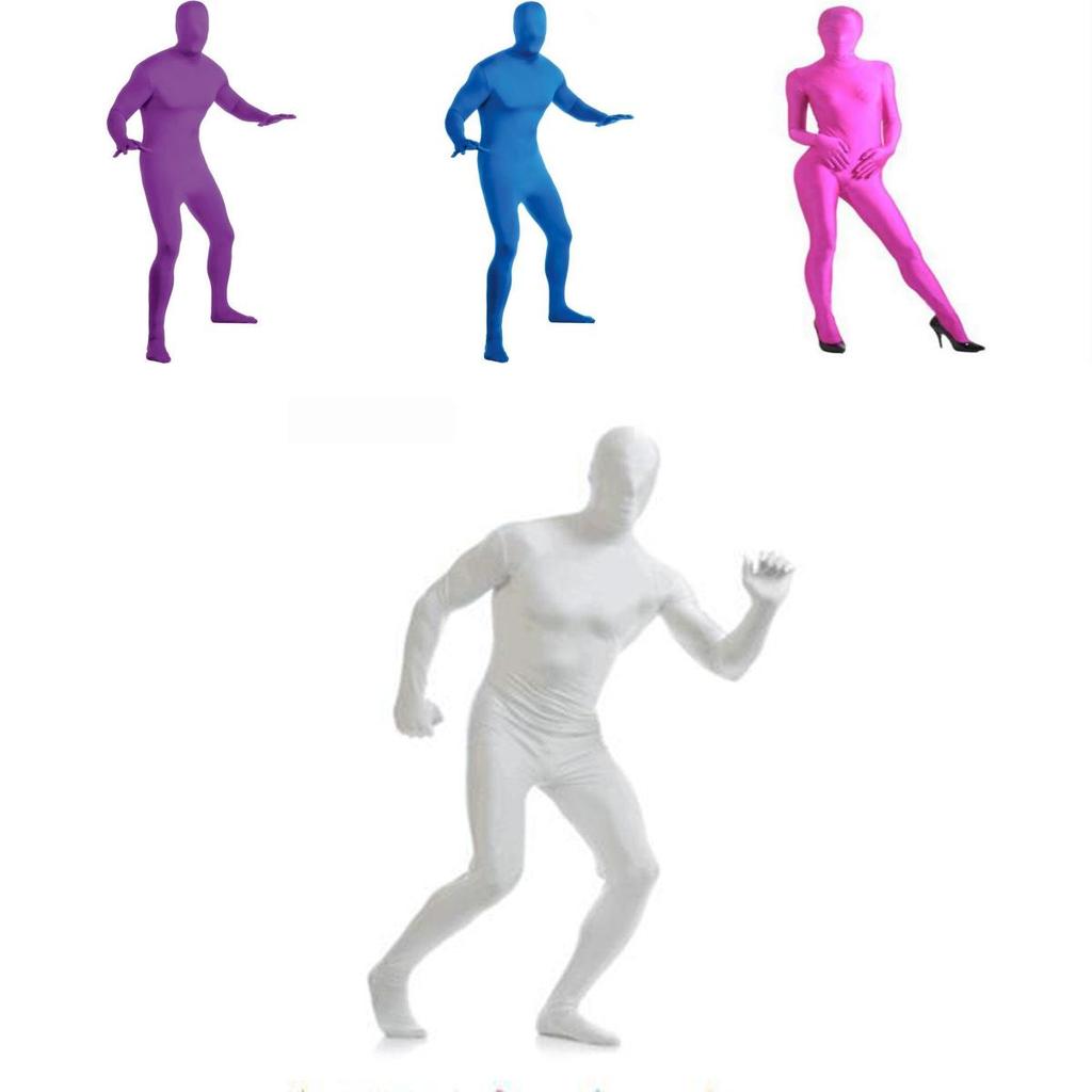 Premium Full Body Lycra Spandex Skin Suit Catsuit For Halloween Party Wear Unisex