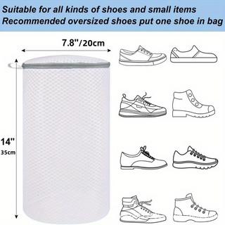 

Large Gray Honeycomb Washing Bags | Mesh Sneaker Laundry Bag, Suitable for Protection of Clothing and Underwear, Gym Shoes