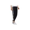 Adidas Neo Vintage Side Stripe Letter Knitted Sweatpants Women Bottoms Black FP7454
