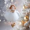 Christmas Tree Angel Girl Ornament Dreamy Tulle Skirt Christmas Golden-Wing Angel Girl Ornaments For Living Room Bedroom Balcony
