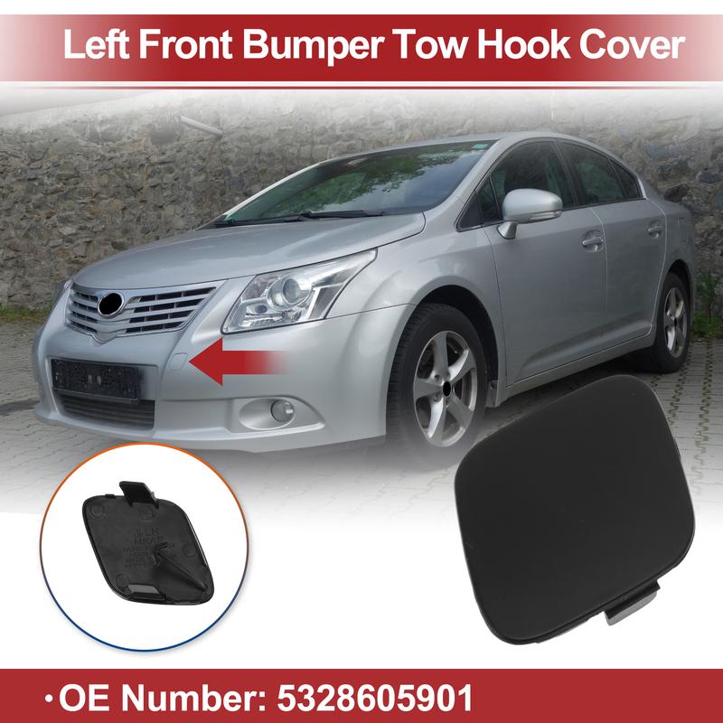 X Autohaux Left Front Car Tow Hook Cover Cap for Toyota Auris 2006-2009 No.5212802908