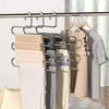 Stainless Steel Pants Rack Multi-layer Coat Hanger Organizer Strong Load-bearing Multi-Functional Hanger Trouser Storage Rack