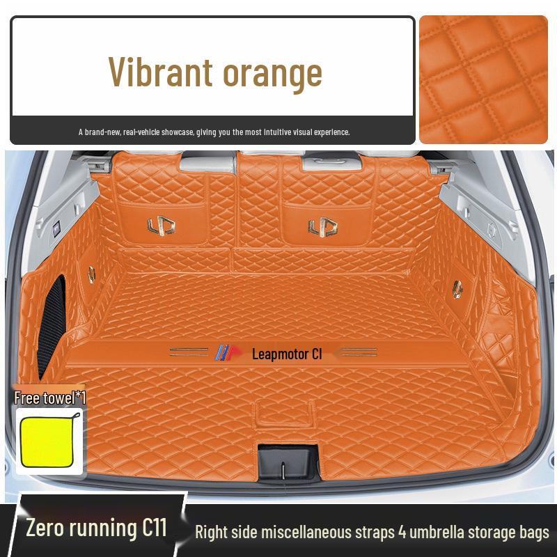 Leapmotor C11 Trunk Mat, Full Coverage, 2026 Model Tail Box Interior.