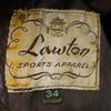 Lawton 40s Vintage U-shape leather jacket 34 Brown TALON ZIP Men's Used