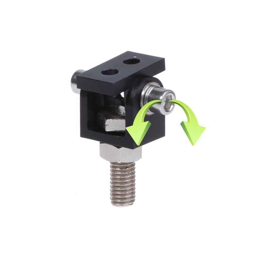 2PCS Car Hole 8mm LED Expansion Mounting Bracket Spotlight Holder Lamp Clamp
