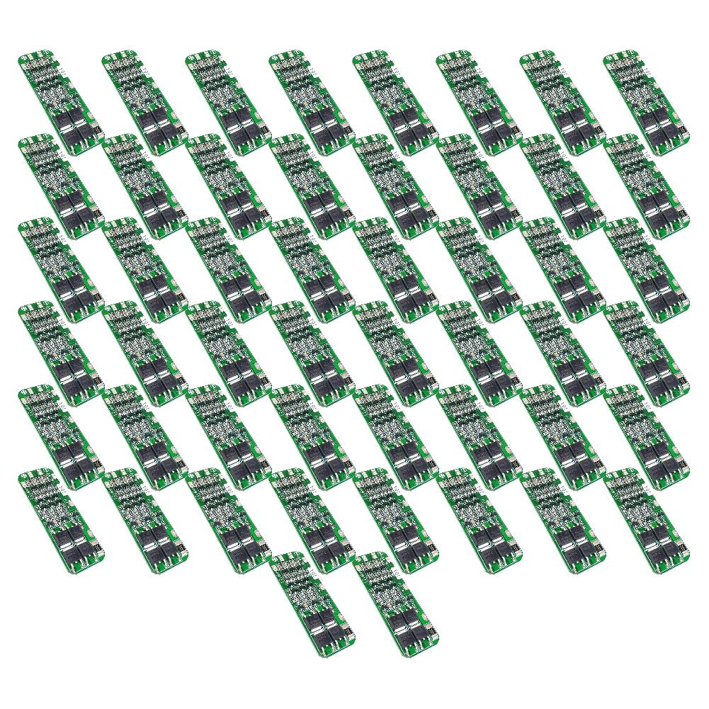 100-1pcs 3S 20A Li-ion Lithium Battery 18650 Charger PCB BMS Protection Board For Drill Motor 12.6V Lipo Cell Module 59x20x4mm