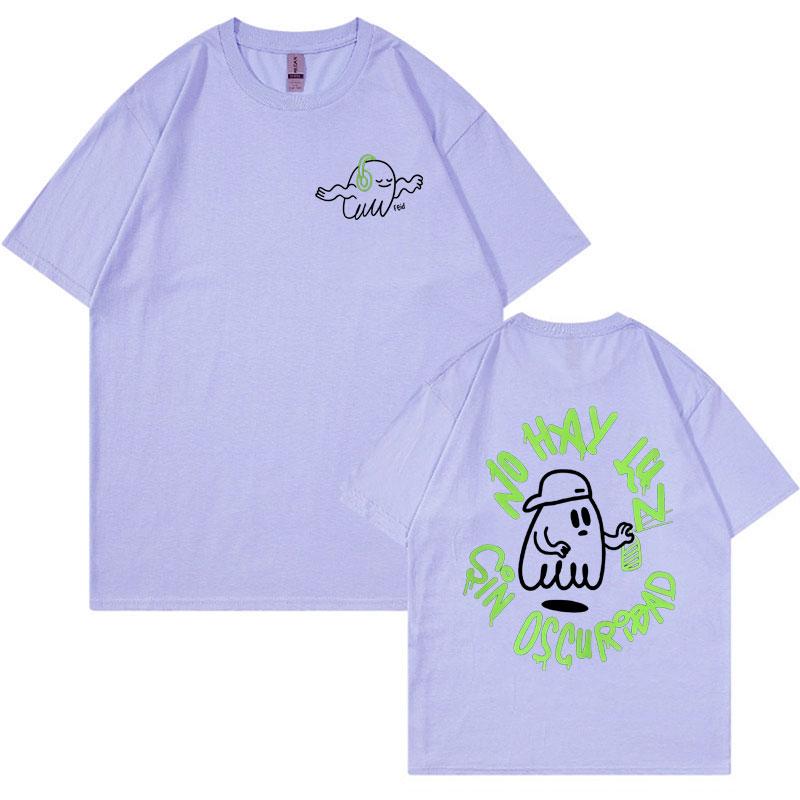 Rapper Feid Ferxxo Mor No Le Temas A La Oscuridad T Shirt for Men Women Clothes Vintage Tshirts Cotton ONeck Oversized Tshirt