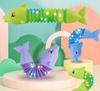Sensory Caterpillar Dolphin Anti-Stress Pop Tube LED Luminous Toy