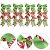 12 Colorful For Christmas Bows for Trees and Festive Parties Cloth Material Sturdy Weather Resistant 66 Inches Size