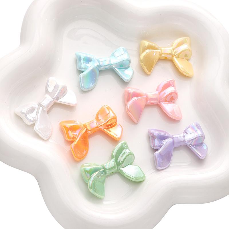 Acrylic AB Color Star Love Bow Bead Diy Handmade Beaded Bracelet Mobile Phone Chain Material