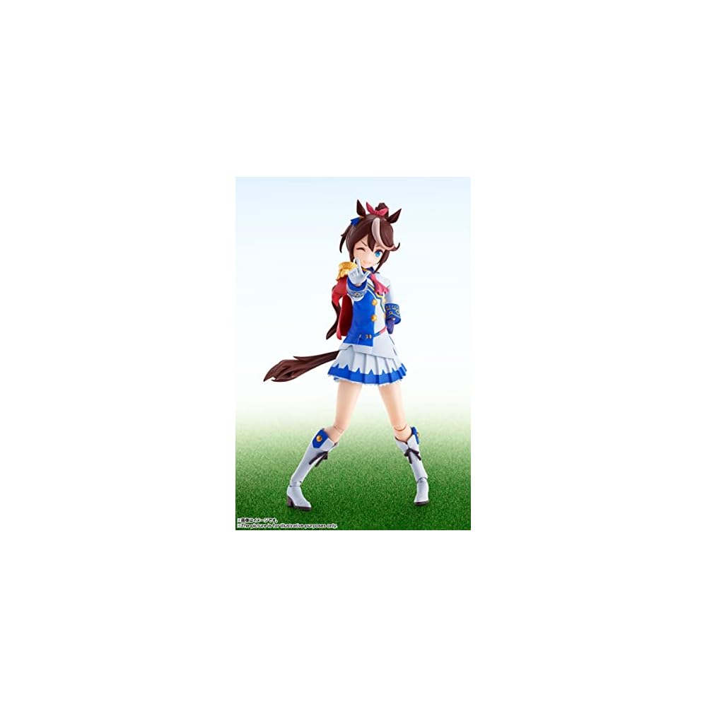 TAMASHII NATIONS S.H. Figuarts Uma Musume Tokai Teio 125mm Painted Action Figure ABS PVC