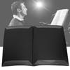 Music Score Folder A4 Sized 4 Pages Music Themed Piano Score Folder for Pianist