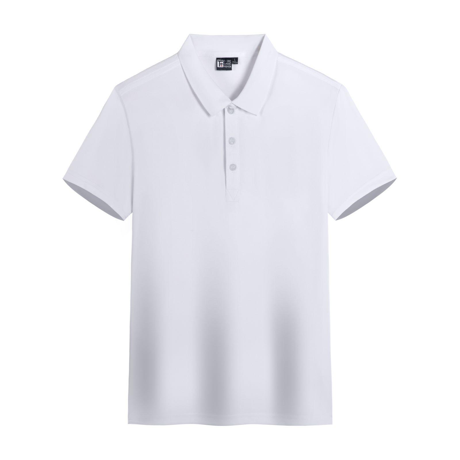 

Polo Shirt Knitted Short-sleeved Men s and Women s Summer Embroidered Printed Top S