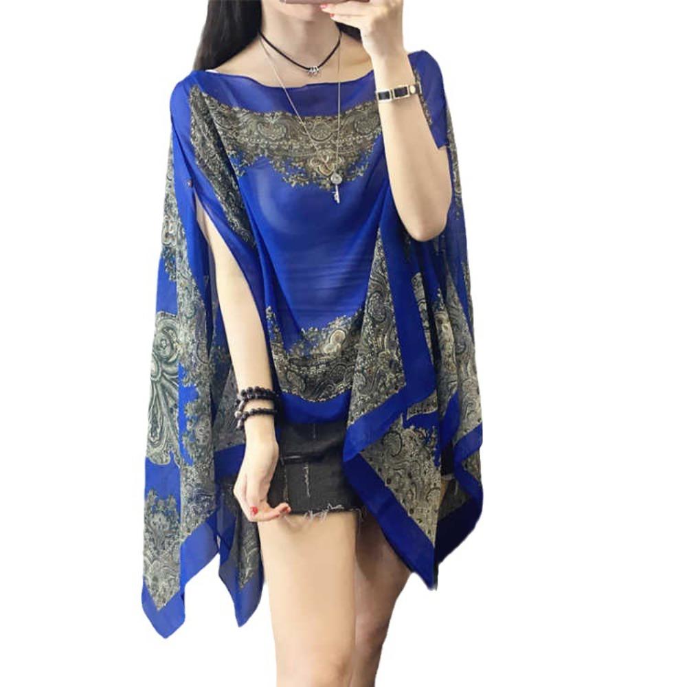 Luxury Beach Shawl Breathable Scarf Shawl Fashion Poncho  Women