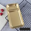 1pc Stainless Steel Food Tray Fruit Snack Serving Plates Tableware Dumpling French Fries Dishes Kitchen Restaurant Utensils