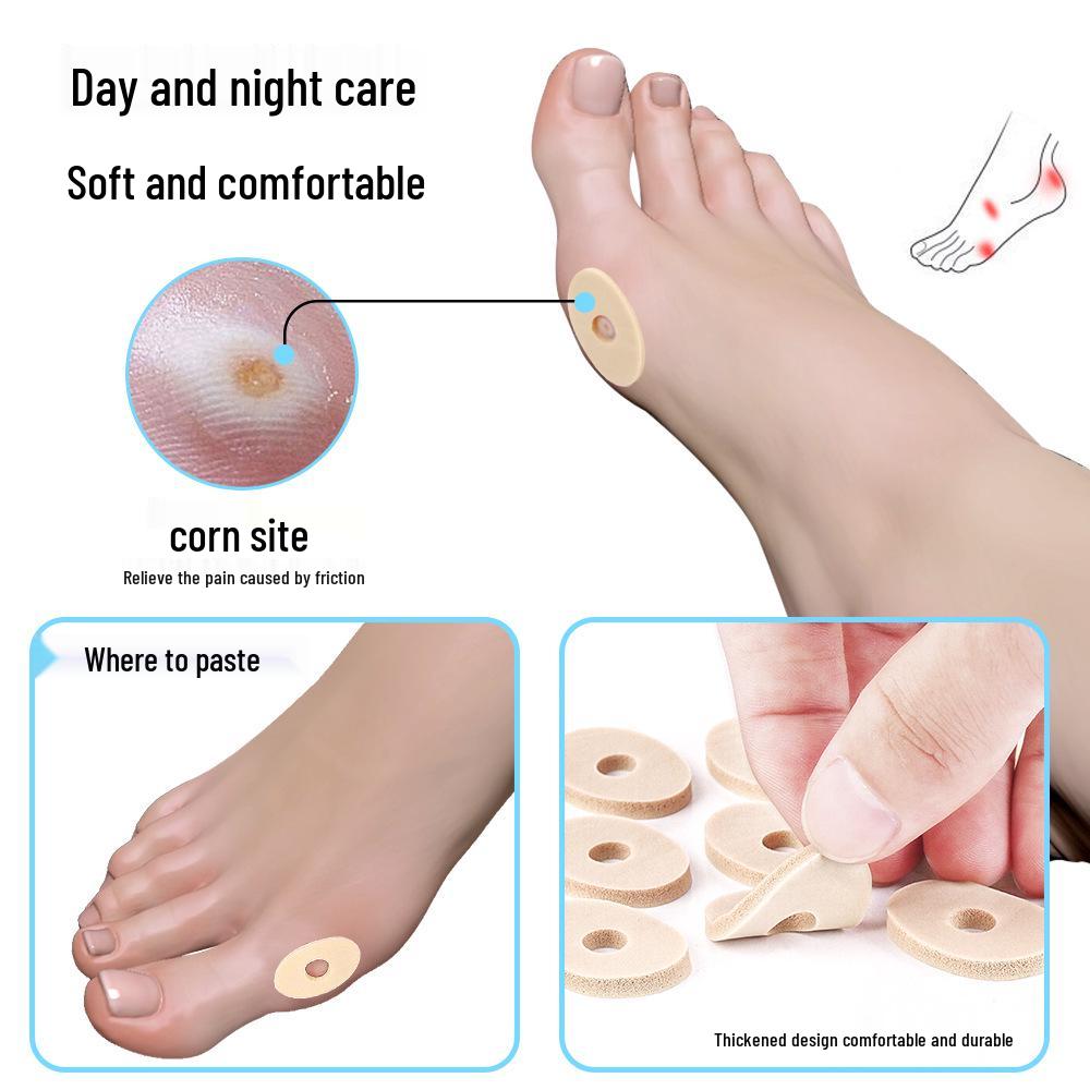 Almofadas Antifricção para Bolhas e Separadores de Dedos para Alívio da Dor para Sapatos Femininos