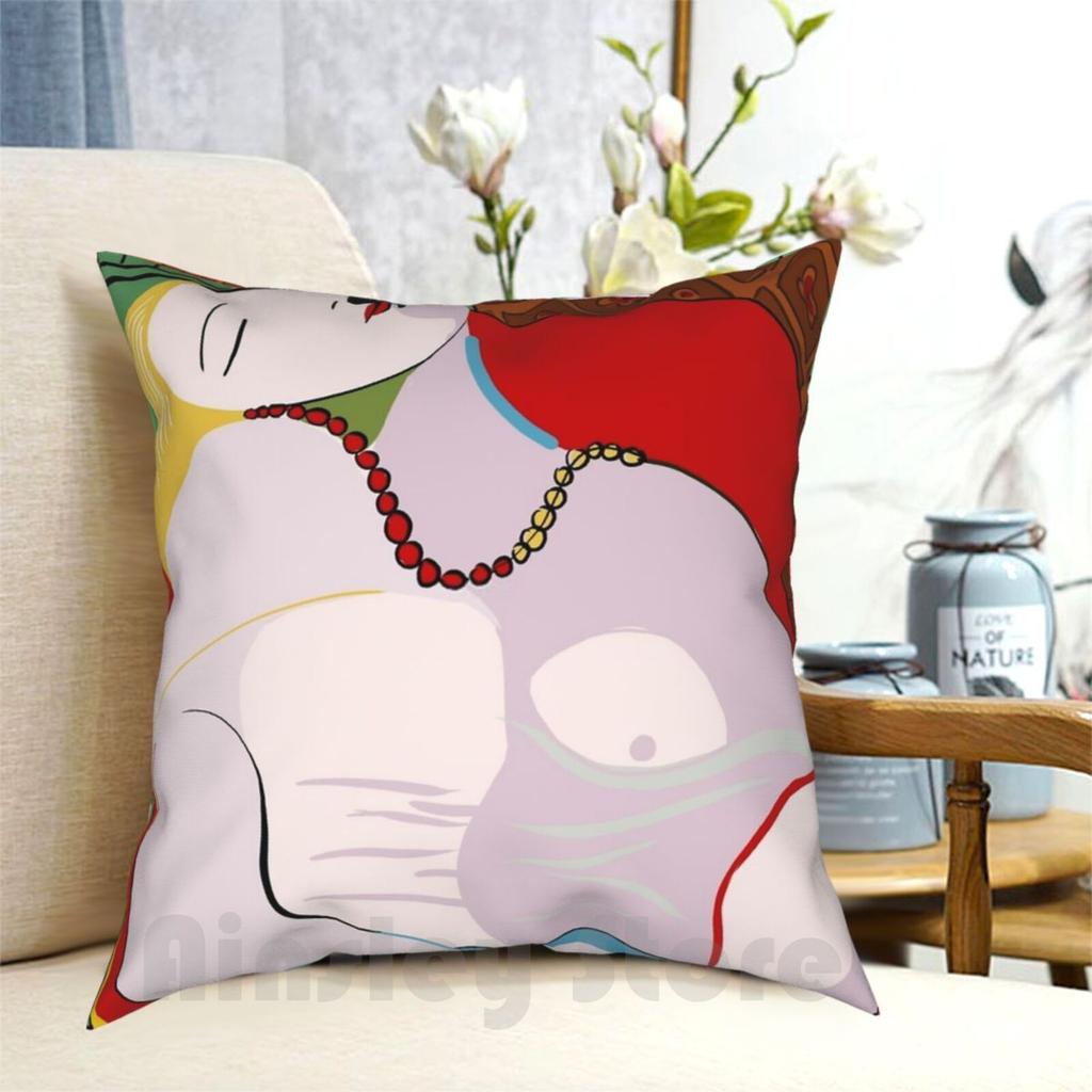 Picassos Dream Pillow Case Printed Home Soft DIY Pillow Cover Abstract Art Lines Minimal Art Minimalistic Minimal Abstract