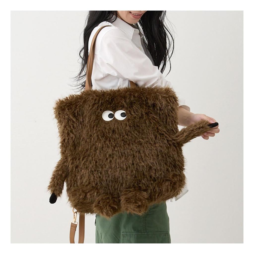 Tote Bag 6845 Großer Schulterrucksack Fellmonster Monster Monster Halloween EU TALL2way Cryptedo C Yeti [Routeto] [01]