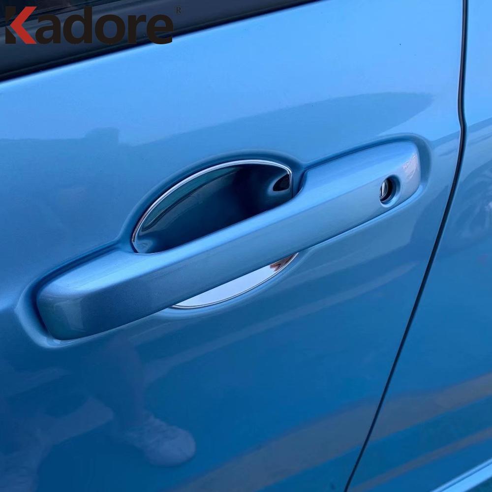 Side Door Handle Cover For Honda JAZZ     Chrome Handles Bowl Trim Exterior Accessories Car