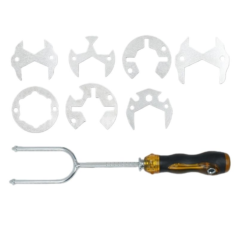 

Universal Carbon Steel Wrench Faucet Key Plumbing Pipe Wrench Various Pipe and Nut Size for Home Repair Tasks 1