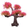 Aquarium Plant Ornament Simulation Artificial Beautiful Landscape Fish   Decoration Pink