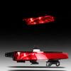 Rear Bumper Reflector Light Fit for 2015 2016 2017 2018 2019 2020 Land Rover Discovery Sport, Tail Brake Light Fog Lamp Reflector with bulbs, Red,