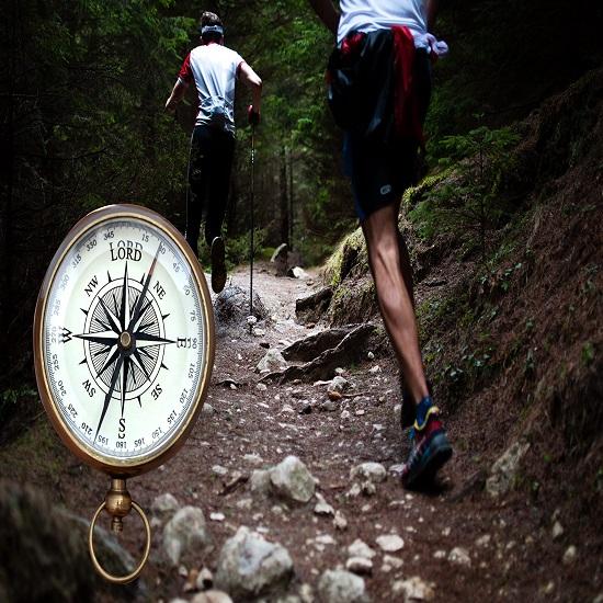 Be Strong and Courageous  Brass Compass with Wooden Prayer Compass Religious Gift for Men Women  Communion  for Boys  Gift