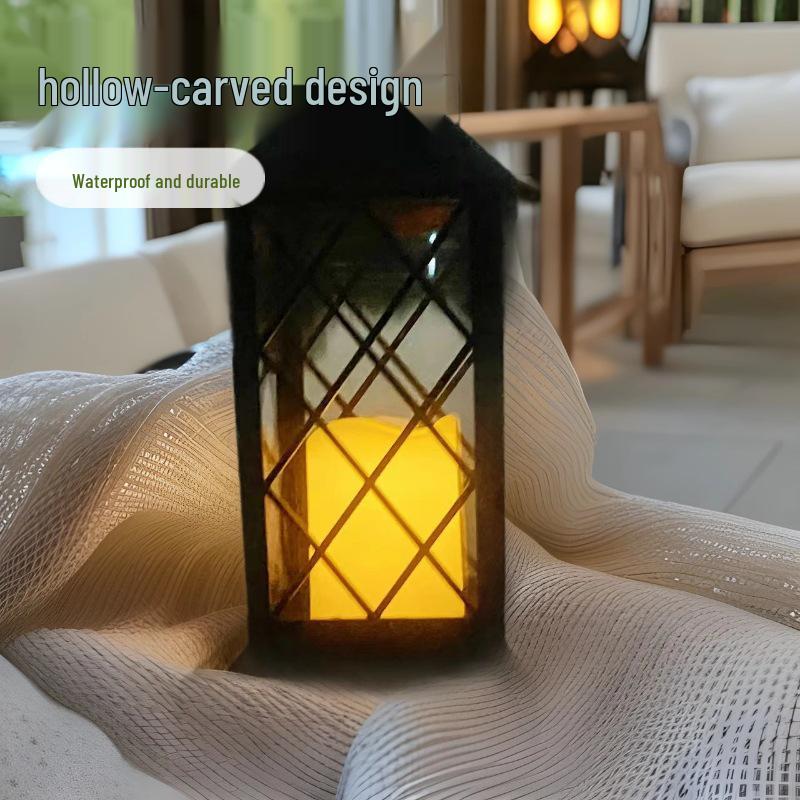 Solar Plastic Candle Lantern