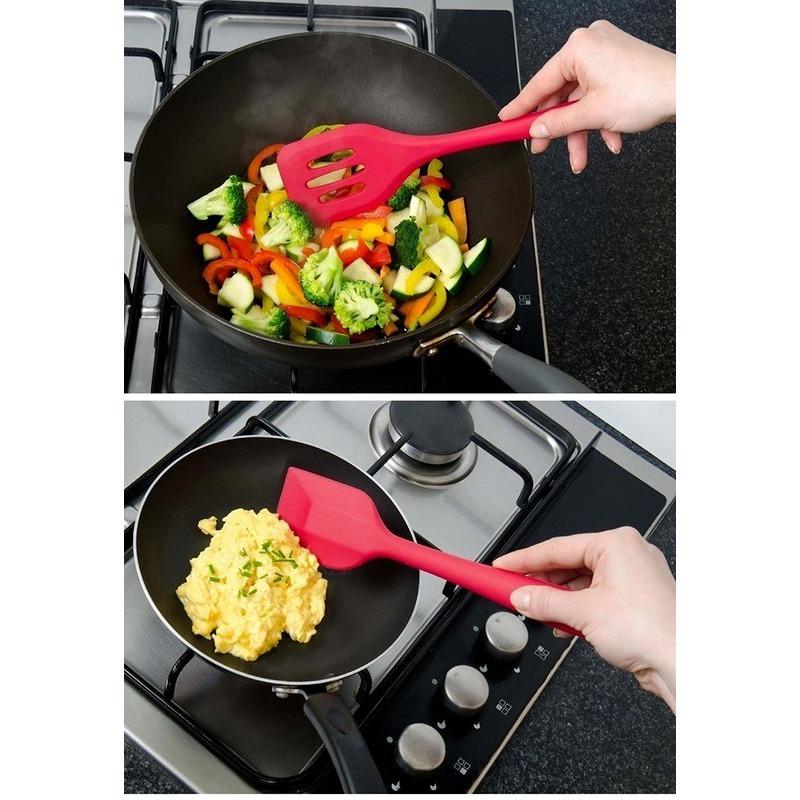 10-piece Color Boxed Silicone Kitchenware  Non-stick Cookware Set Kitchen Tools Baking Utensils Cooking Tools Set